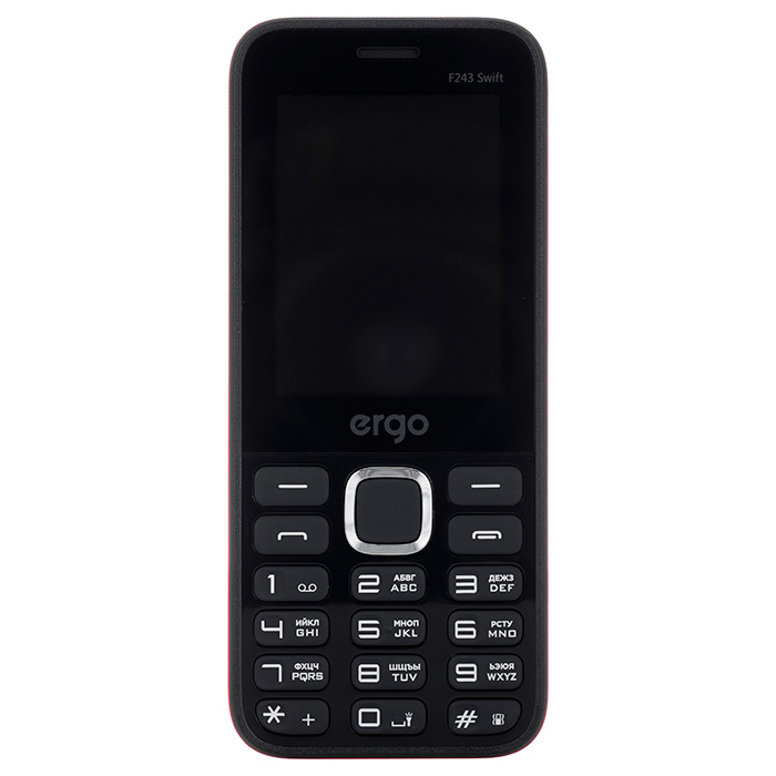 Мобильный телефон ERGO F243 Swift Black
