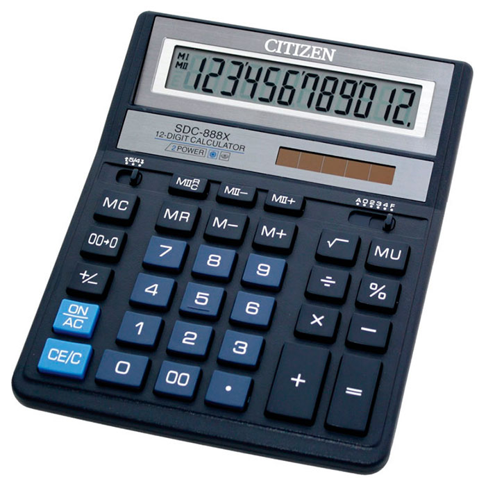 Калькулятор CITIZEN SDC-888XBL