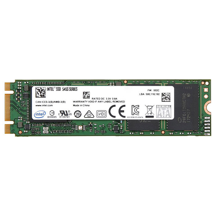 SSD диск INTEL 545s 256GB M.2 SATA (SSDSCKKW256G8X1)