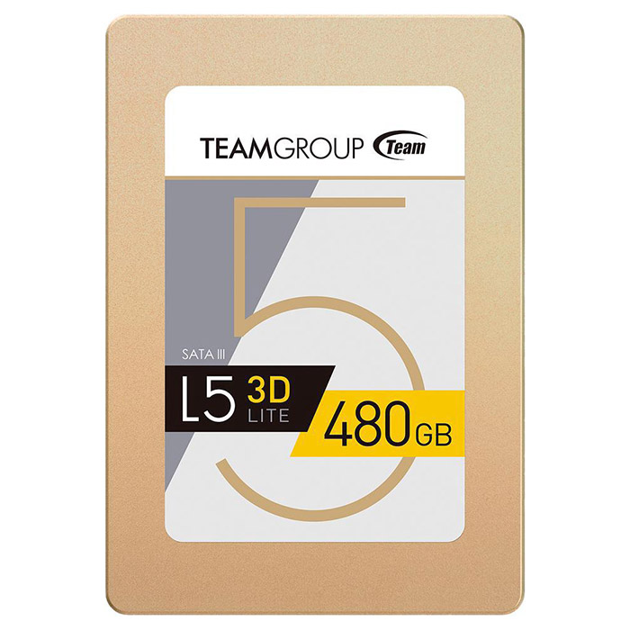 SSD диск TEAM L5 Lite 3D 480GB 2.5" SATA (T253TD480G3C101)