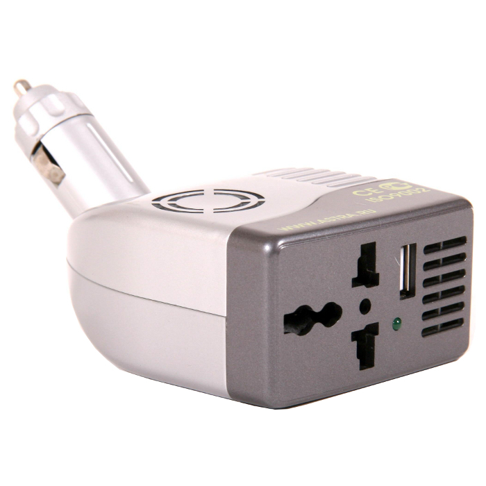 Автомобільний інвертор 12V/220V ASTRA KV-150 USB