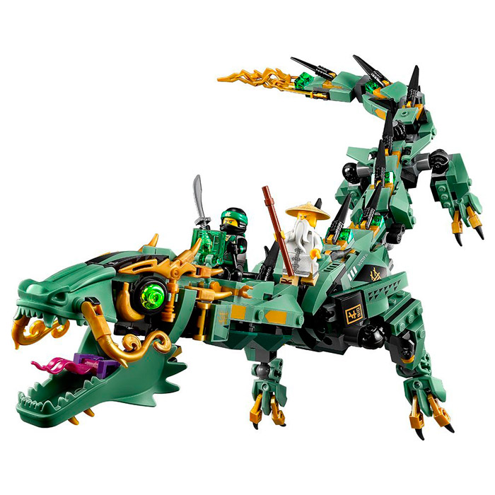 The lego ninjago movie cheap green ninja mech dragon