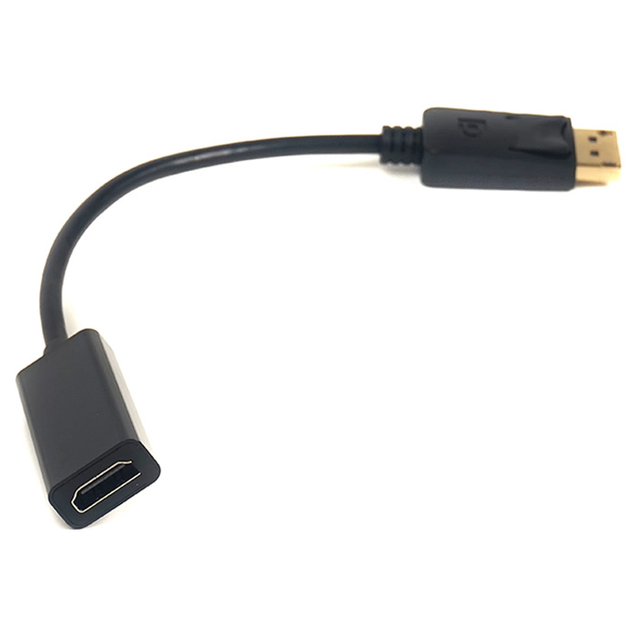 Адаптер POWERPLANT DisplayPort - HDMI 0.2м Black (CA910465)