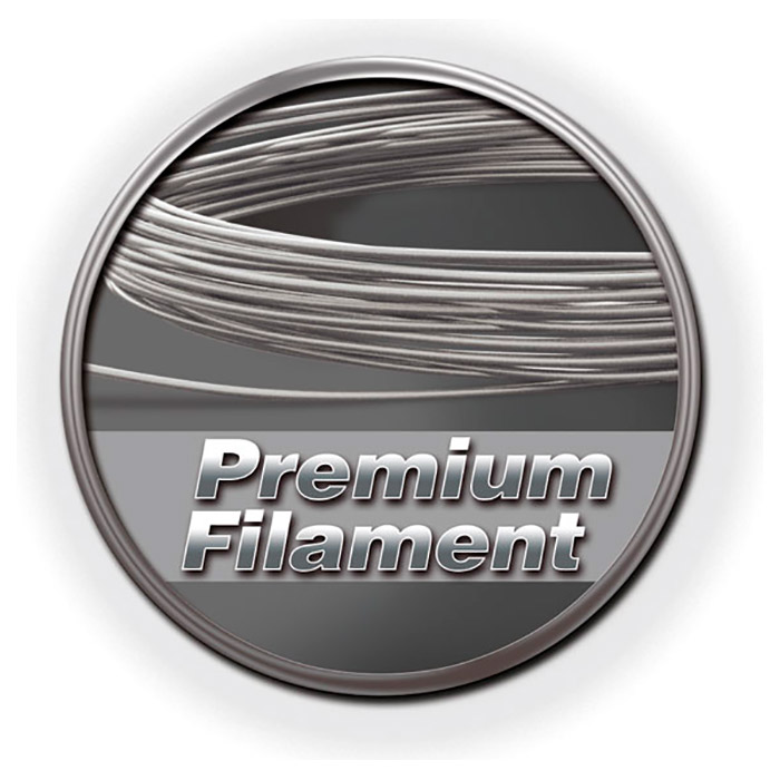 Пластиковий матеріал (філамент) для 3D принтера FISCHERTECHNIK PLA 1.75mm Silver (539127)
