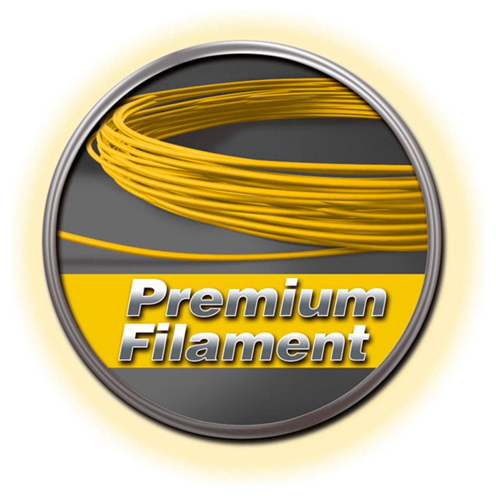 Пластиковый материал (филамент) для 3D принтера FISCHERTECHNIK PLA 1.75mm Yellow (539133)