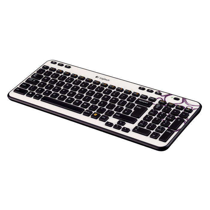 Клавиатура беспроводная LOGITECH K360 Wireless Purple Pebble