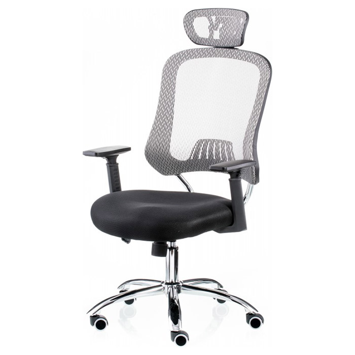 Крісло офісне SPECIAL4YOU Cancer Gray/Black (E1007)