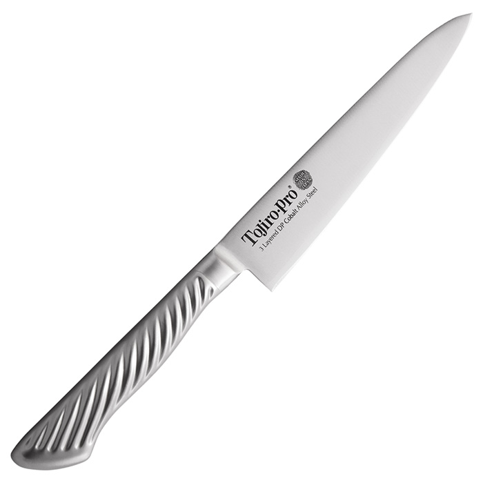 Нож кухонный TOJIRO Pro DP 3Layered by VG10 Petty 150мм (F-884)