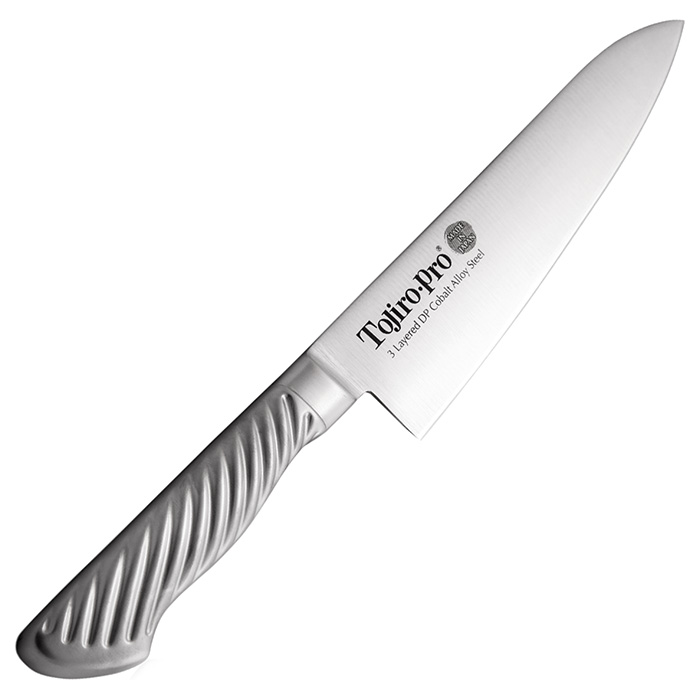 Шеф-нож TOJIRO Pro DP 3Layered by VG10 Chef 180мм (F-888)