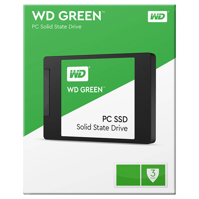 SSD диск WD Green 240GB 2.5" SATA (WDS240G2G0A)