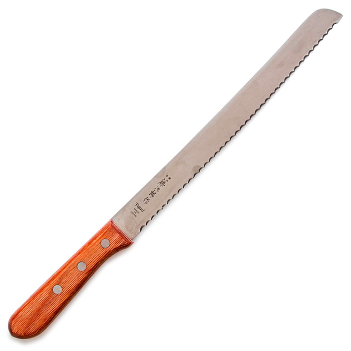 Нож кухонный для хлеба TOJIRO High-Carbon Slicer 235мм (F-737)