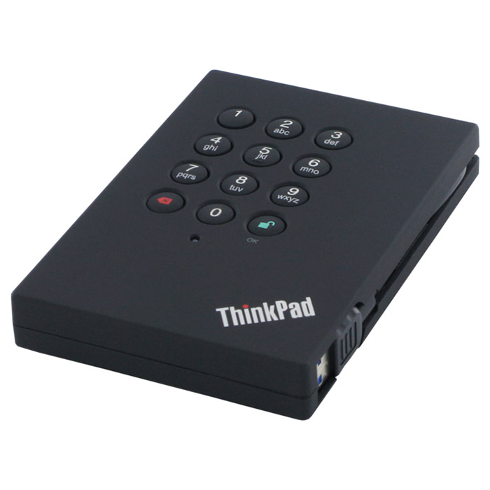 Портативный жёсткий диск LENOVO ThinkPad 1TB USB3.0 (0A65621)