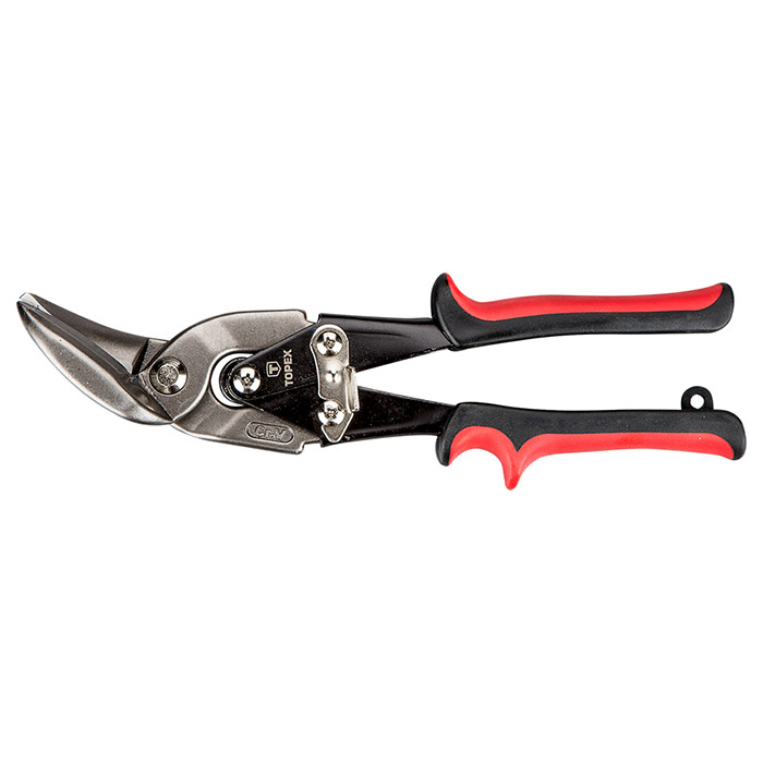 Ножницы по металлу TOPEX 240мм, левый рез (01A430)