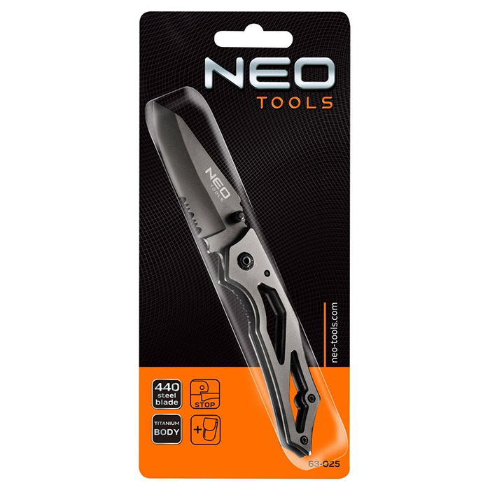 Складной нож NEO TOOLS 16.7cm (63-025)