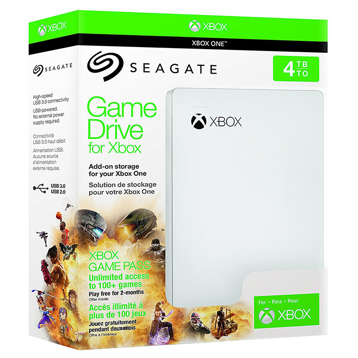 Портативний жорсткий диск SEAGATE Game Drive for Xbox 4TB USB3.0 (STEA4000407)