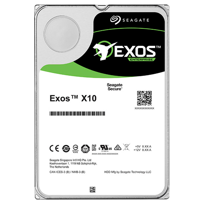 Жорсткий диск 10TB SEAGATE Exos X10 SATA (ST10000NM0016)