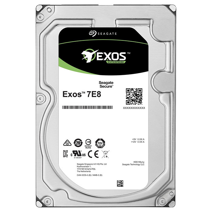 Жорсткий диск 3.5" SEAGATE Exos 7E8 3TB SATA/128MB (ST3000NM0005)