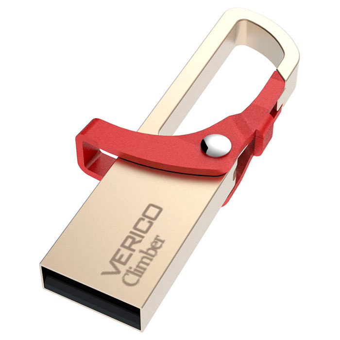 Флешка 16GB VERICO Climber USB 2.0 Champagne/Red (1UDOV-RFRDG3-NN)
