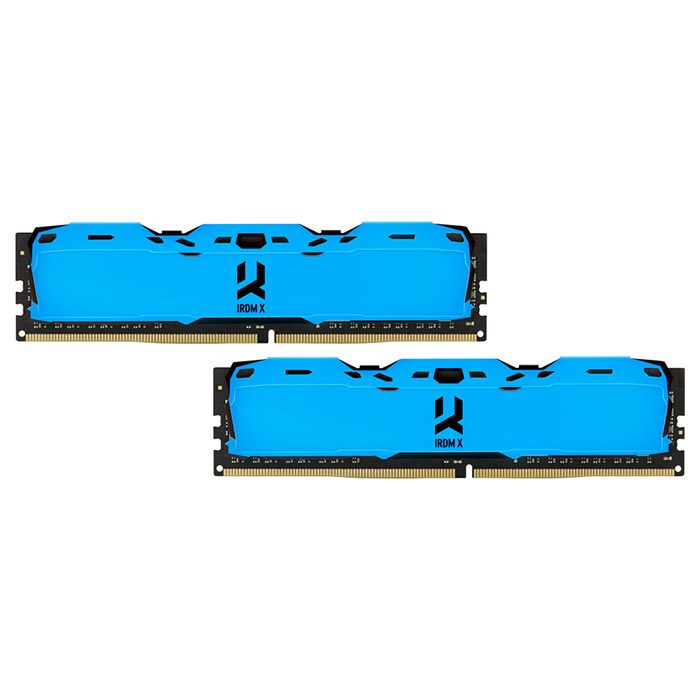 Модуль пам'яті GOODRAM IRDM X Blue DDR4 3000MHz 16GB Kit 2x8GB (IR-XB3000D464L16S/16GDC)