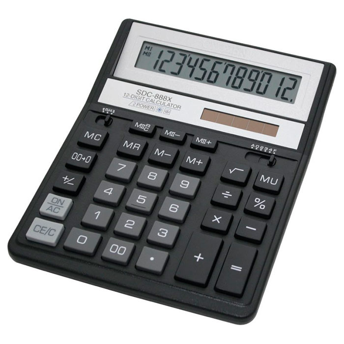Калькулятор CITIZEN SDC-888XBK