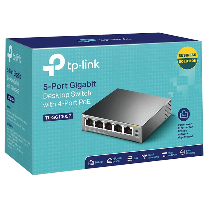 Комутатор TP-LINK TL-SG1005P