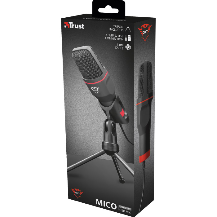 Мікрофон для стримінгу/подкастів TRUST Gaming GXT 212 Mico (23791)