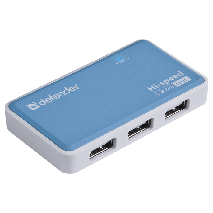 USB хаб DEFENDER Quadro Power (83503)