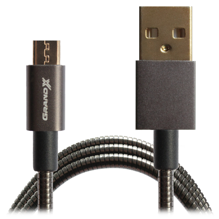 Кабель GRAND-X USB2.0 AM/Micro-BM 1м (MM-01B)