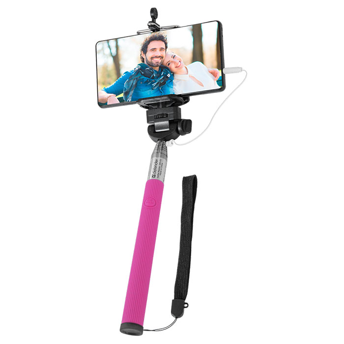 Монопод для селфі DEFENDER Selfie Master SM-02 Pink (29405)