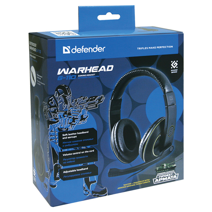 Навушники геймерскі DEFENDER Warhead G-110 (64102)