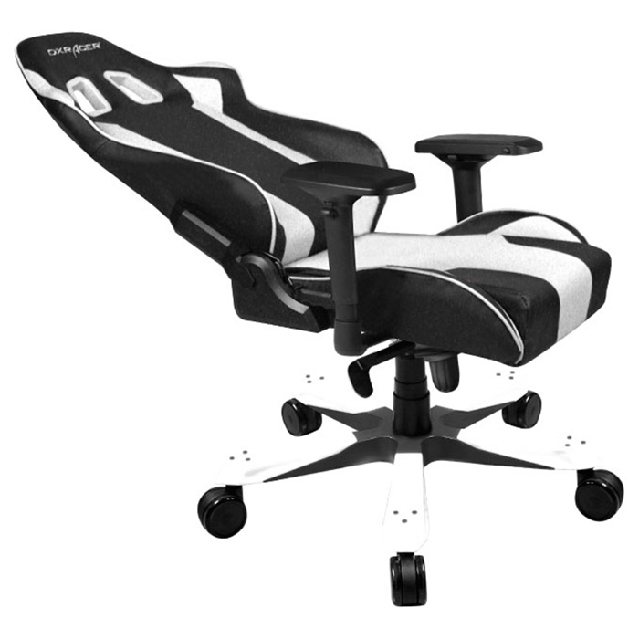Кресло геймерское DXRACER King Black/White (OH/KS06/NW)