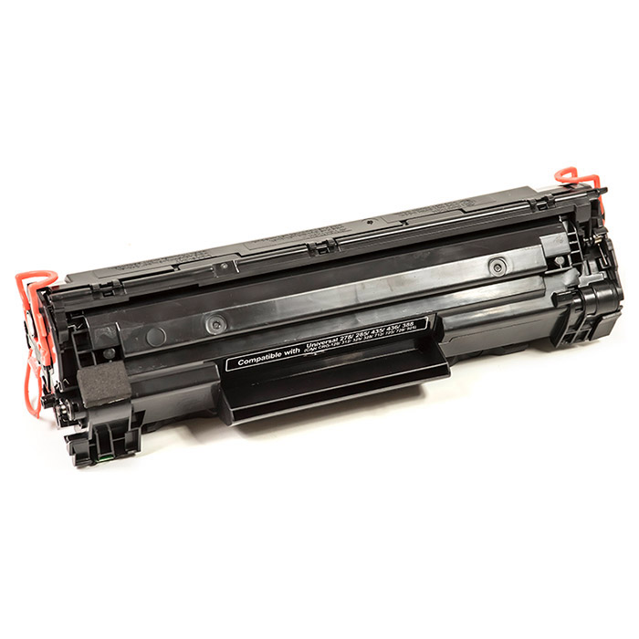 Тонер-картридж POWERPLANT для HP LaserJet P1005/1102, Canon 712 Black с чипом (PP-278A)
