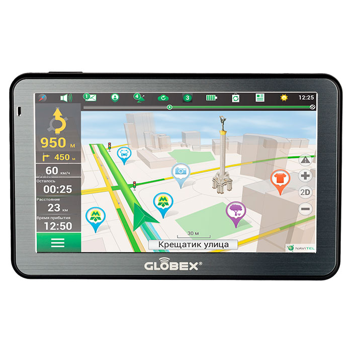 GPS навигатор GLOBEX GE512 (Navitel)