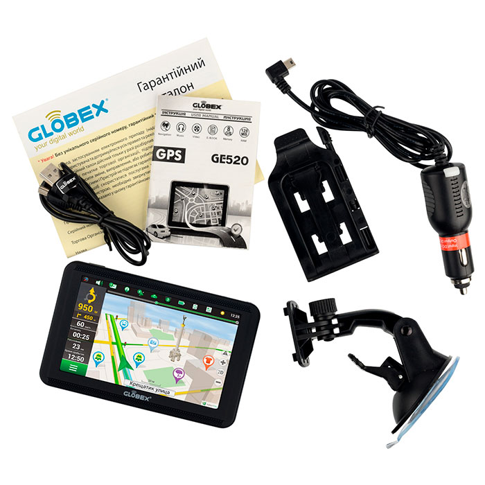 GPS навигатор GLOBEX GE520 (Navitel)
