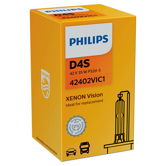 Лампа ксенонова PHILIPS Xenon Vision D4S 1шт (42402VIC1)