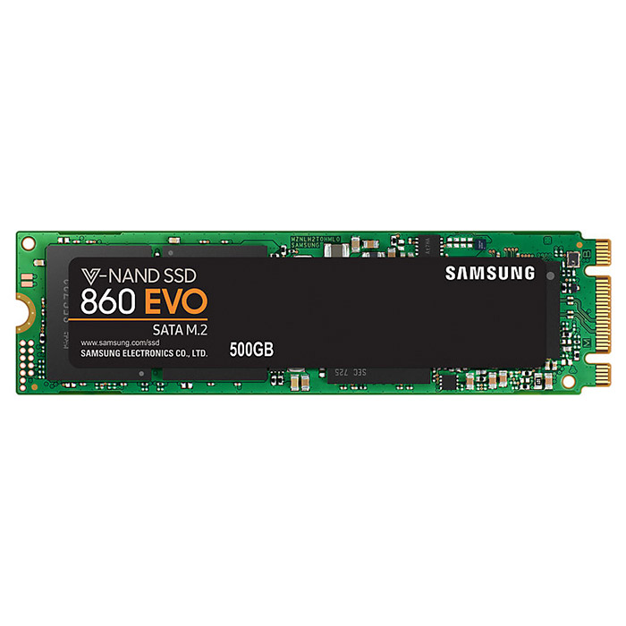 SSD диск SAMSUNG 860 EVO 500GB M.2 SATA (MZ-N6E500BW)
