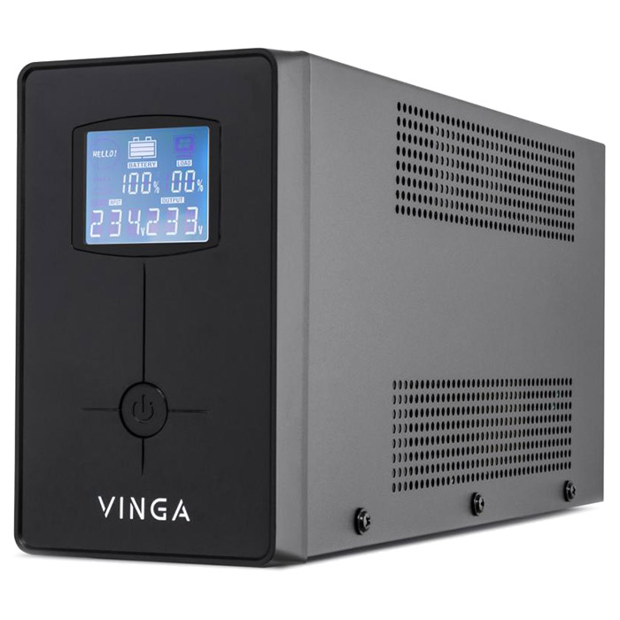 ДБЖ VINGA LCD 1500VA metal case (VPC-1500M)