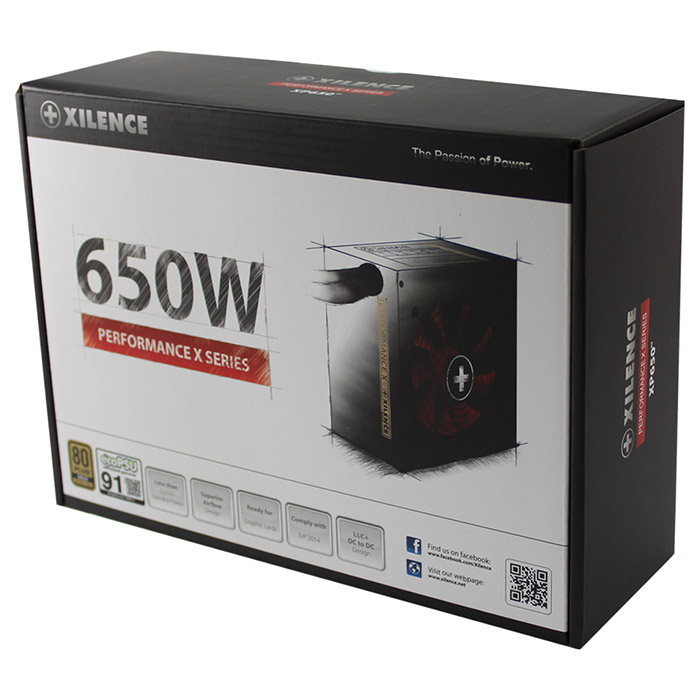 Блок питания 650W XILENCE Performance X XP650R9 (XN072)