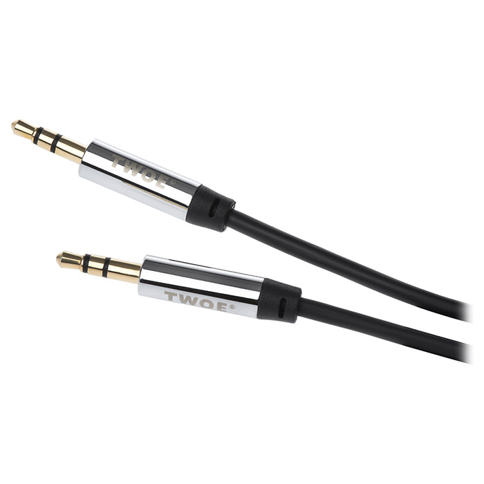 Кабель 2E mini-jack 3.5mm 1.8м Black (2E-W3539BL)