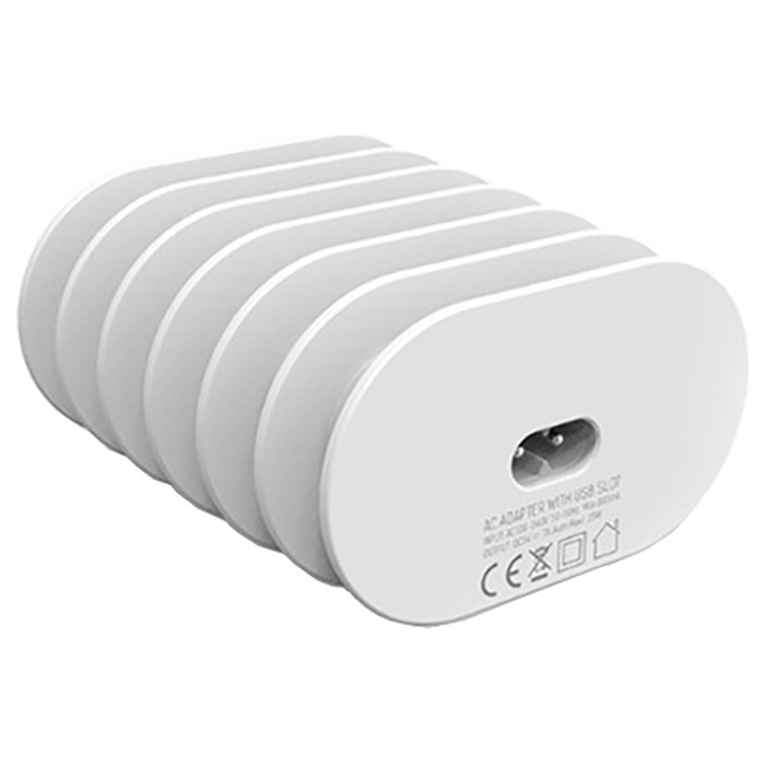 Зарядное устройство COLORWAY 6xUSB-A, 7A, 35W White (CW-CHS07AW)