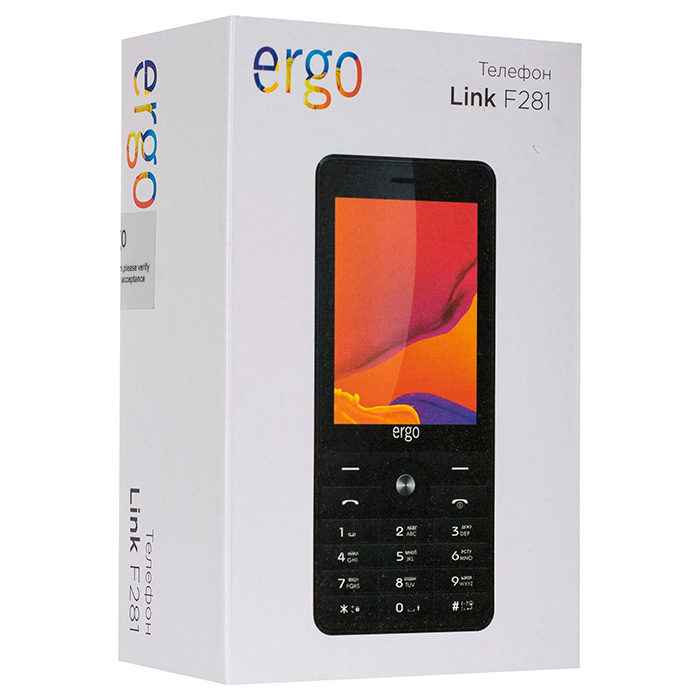 Мобильный телефон ERGO F281 Link