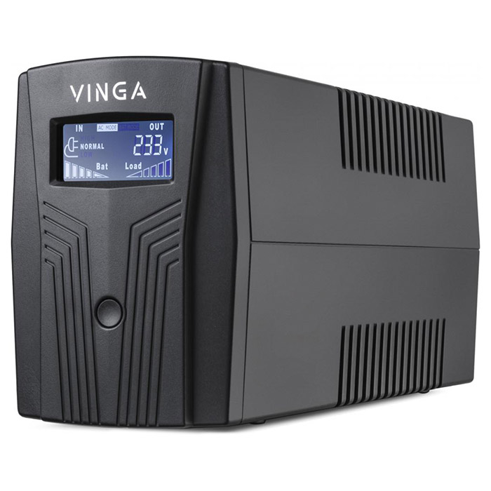 ИБП VINGA LCD 600VA plastic case (VPC-600P)