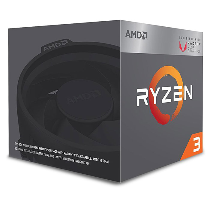Процесор AMD Ryzen 3 2200G 3.5GHz AM4 (YD2200C5FBBOX)