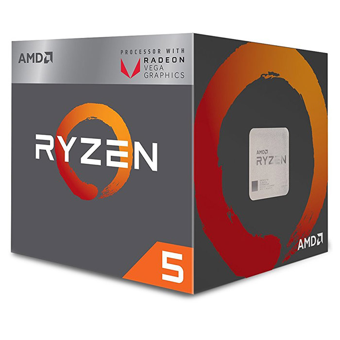 Процесор AMD Ryzen 5 2400G 3.6GHz AM4 (YD2400C5FBBOX)
