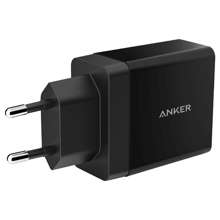 Зарядний пристрій ANKER PowerPort 2 Black (A2021L11)