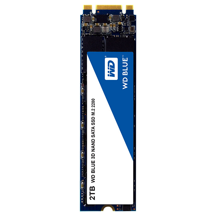 SSD диск WD Blue 2TB M.2 SATA (WDS200T2B0B)