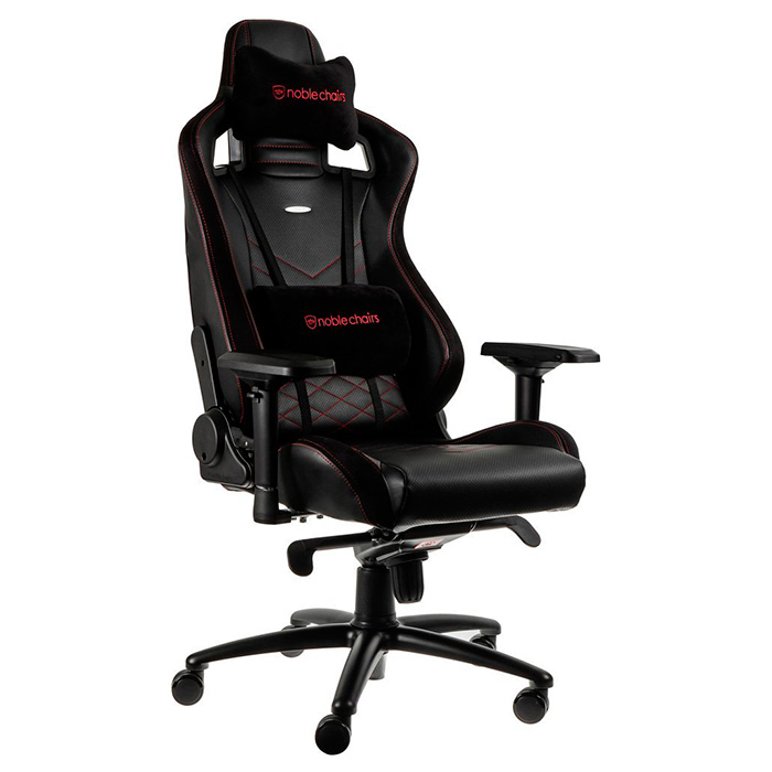 Кресло геймерское NOBLECHAIRS Epic Black/Red (GAGC-040)