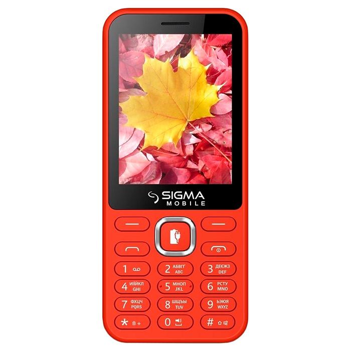 Мобильный телефон SIGMA MOBILE X-style 31 Power Red (4827798854730)