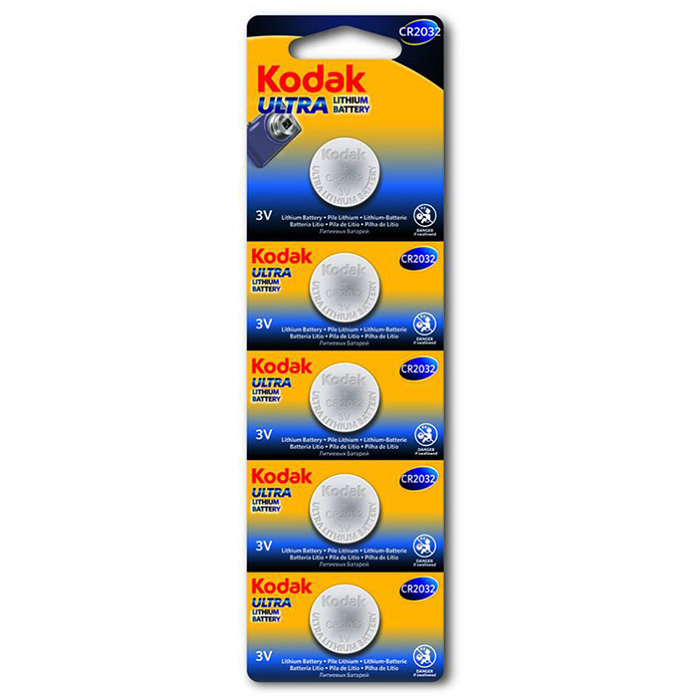 Батарейка KODAK Ultra CR2032 5шт/уп (30411579)