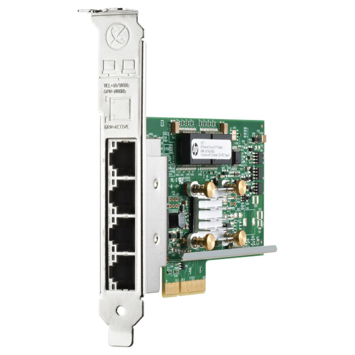 Мережева карта HPE 331T 4x1G Ethernet, PCI Express x4 (647594-B21)